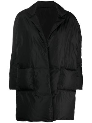 Daniela Gregis zipped padded raincoat - Black