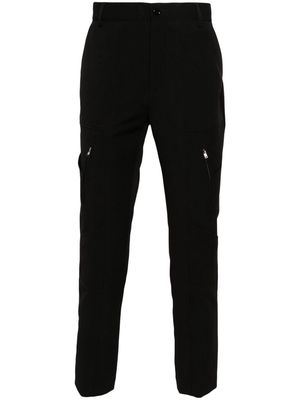 Daniele Alessandrini high-waisted tapered trousers - Black