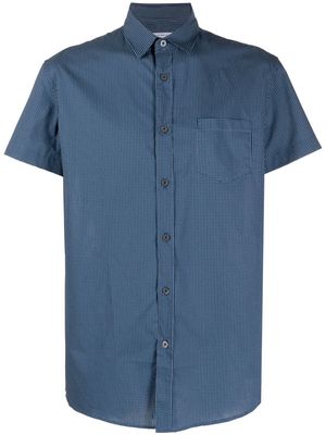Daniele Alessandrini short-sleeve cotton shirt - Blue