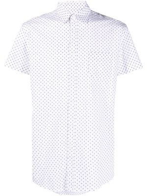 Daniele Alessandrini short-sleeve cotton shirt - White