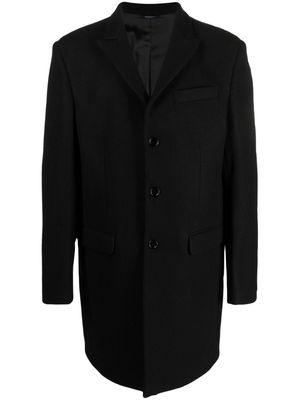 Daniele Alessandrini tailored single-breasted coat - Black