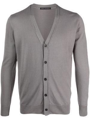 Daniele Alessandrini V-neck buttoned cardigan - Grey