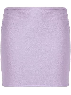 Danielle Guizio Sweet Knit miniskirt - Purple