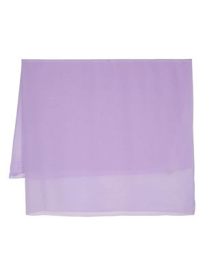 D'aniello georgette silk scarf - Purple
