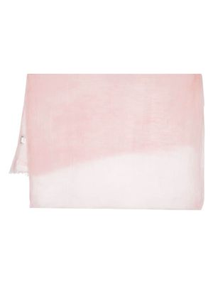 D'aniello Levante crinkled-effect cashmere scarf - Pink