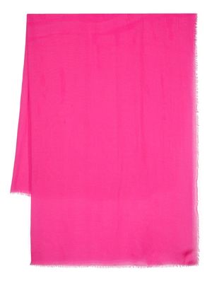 D'aniello wraparound fringed scarf - Pink