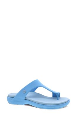 Dansko Krystal Toe Loop Sandal in Blue Molded