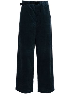 Danton belted corduroy trousers - Blue