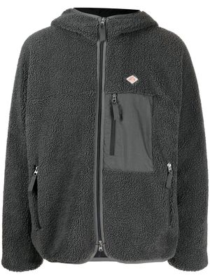 Danton fleece zip-up hooded jacket - Grey