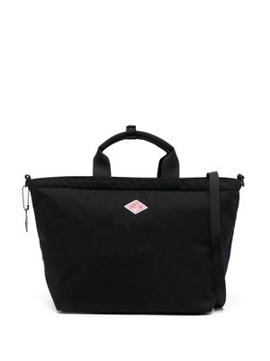 Danton large zipped tote bag - Black