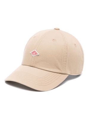Danton logo-patch cotton-twill baseball cap - Brown