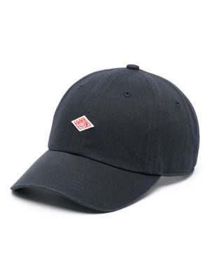 Danton logo-patch twill baseball cap - Blue