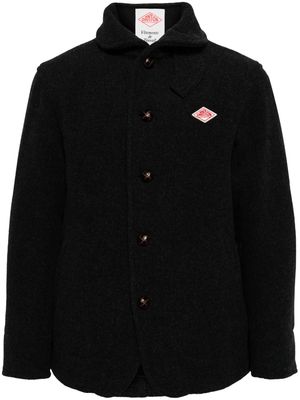 Danton wool-blend shirt jacket - Black