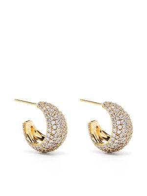Daphine Cristy pave-setting earrings - Gold