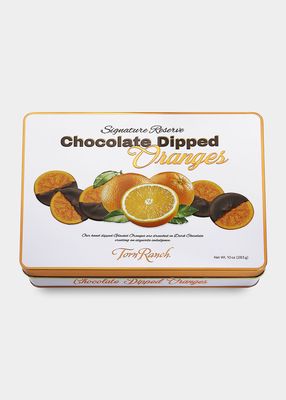 Dark Chocolate Dipped Oranges Gift Tin