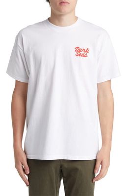 DARK SEAS Hold On Cotton Graphic T-Shirt in White
