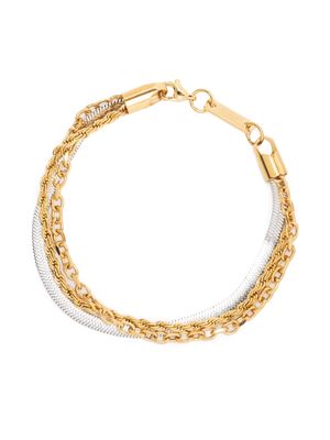 DARKAI A Trois triple-chain bracelet - Gold