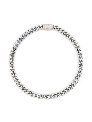 DARKAI Cuban choker necklace - Silver