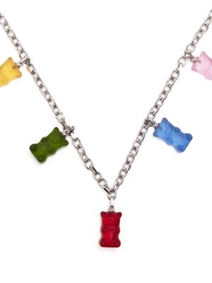 DARKAI gummy-bear pendants necklace - Silver
