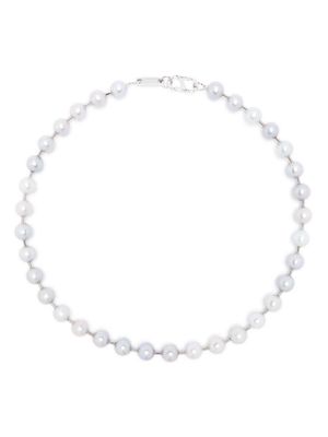 DARKAI pearl-embellished metal necklace - Silver