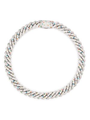 DARKAI Sprinkles Prong Pavé necklace - Silver