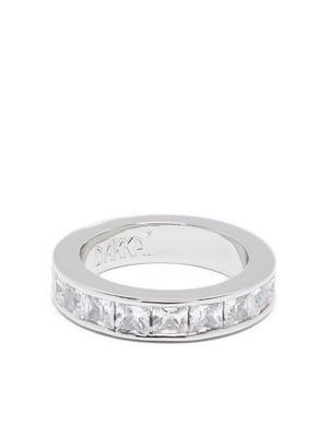 DARKAI Tennis crystal-embellished ring - Silver