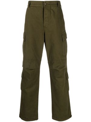 DARKPARK cargo cotton track pants - Green