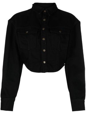 DARKPARK cropped denim jacket - Black