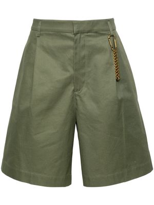 DARKPARK Danny cotton bermuda shorts - Green