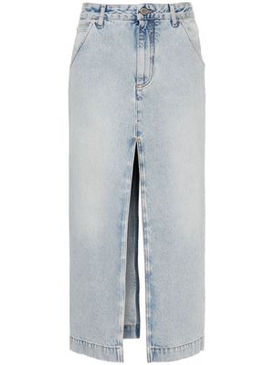 DARKPARK Erika denim midi skirt - Blue