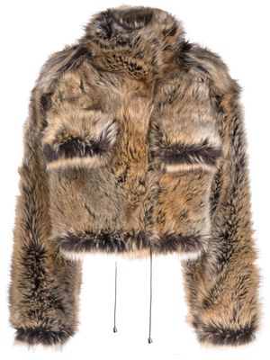 DARKPARK Kayle faux-fur jacket - Brown