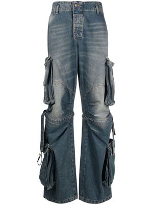DARKPARK Lilly wide-leg cargo jeans - Blue