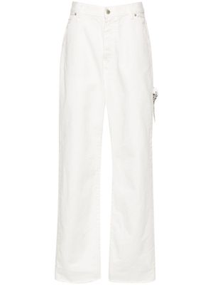 DARKPARK LIsa mid-rise wide-leg jeans - White