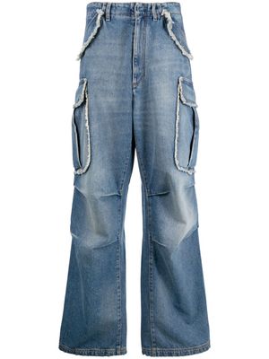 DARKPARK low-rise wide-leg jeans - Blue