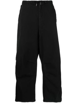 DARKPARK low-rise wide-leg trousers - Black