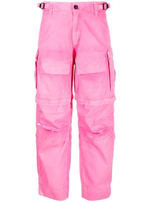 DARKPARK multiple cargo-pocket trousers - Pink