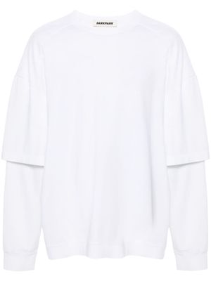 DARKPARK Theo layered-effect T-shirt - White