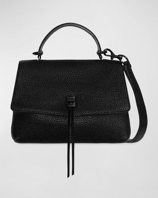 Darren Calf Leather Top-Handle Bag