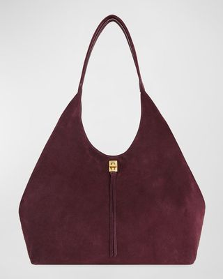 Darren Signature Suede Tote Bag