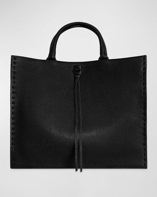 Darren Studded Leather Box Tote Bag