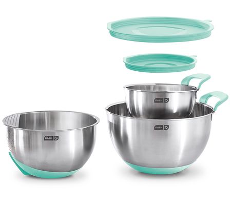 Dash 5pc Stainless Steel Mixing Bowls