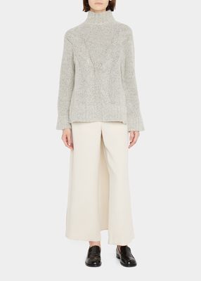 Dasha Wool-Blend Turtleneck Sweater
