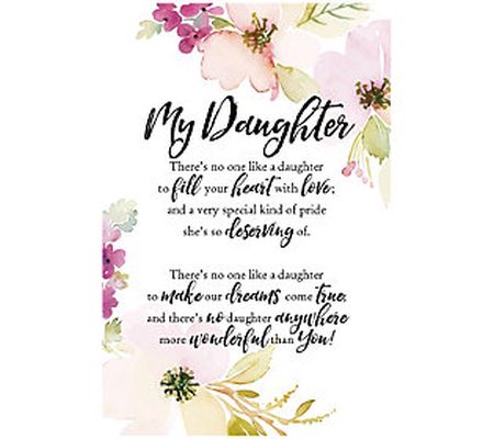 Daughter Wood Plaque with Easel