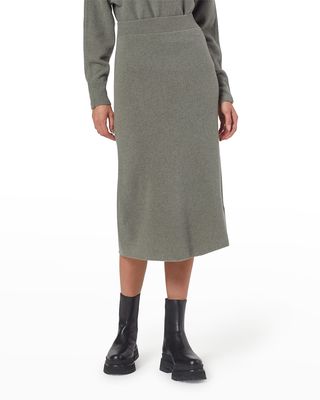 Daveney Wool Midi Skirt