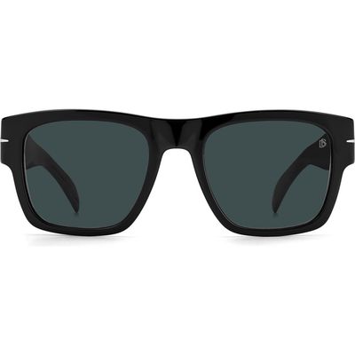 David Beckham Eyewear 52mm Rectangular Sunglasses in Black 