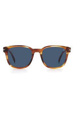 David Beckham Eyewear 52mm Sunglasses in Brown Horn