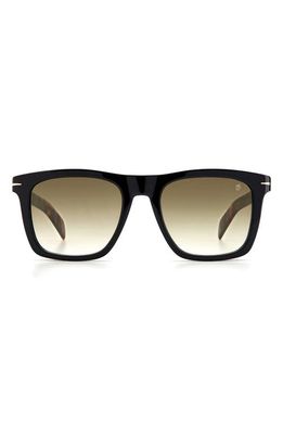David Beckham Eyewear David Beckham 51mm International Fit Square Sunglasses in Blkhavagl