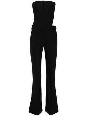 David Koma cut-out bustier jumpsuit - Black