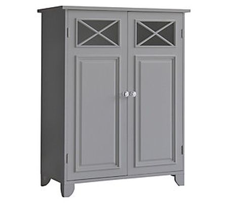 Dawson Floor Cabinet With 2 Doors with Grey Fin ish
