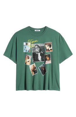 Daydreamer Biggie Graphic T-Shirt in Stormy Green